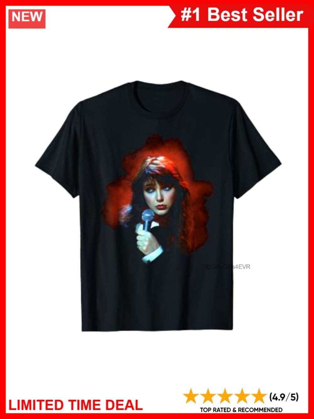 Officially Licensed TV Times British Art Pop Singer 1978 Retro Music Tee